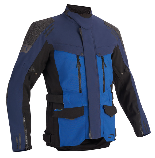 Текстилно мото яке Lindstrands Storbo Blue Black